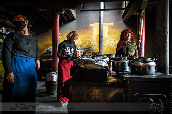 Nunnery Kitchen Tibet