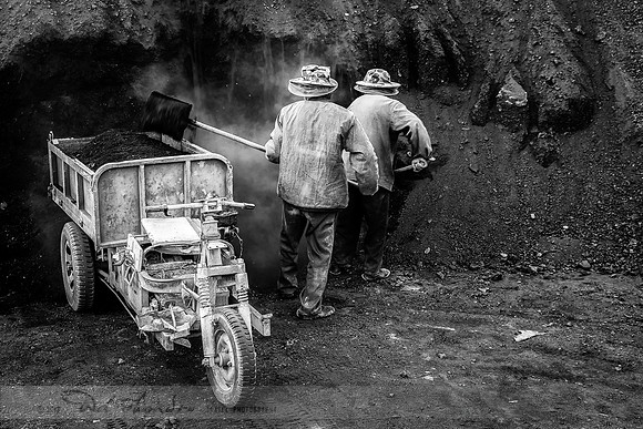 Digging Coal For The Brick Factory